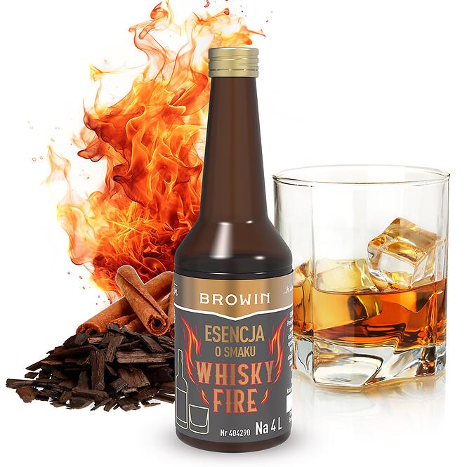 Esencia s príchuťou Whisky Fire na 4 l - 40 ml