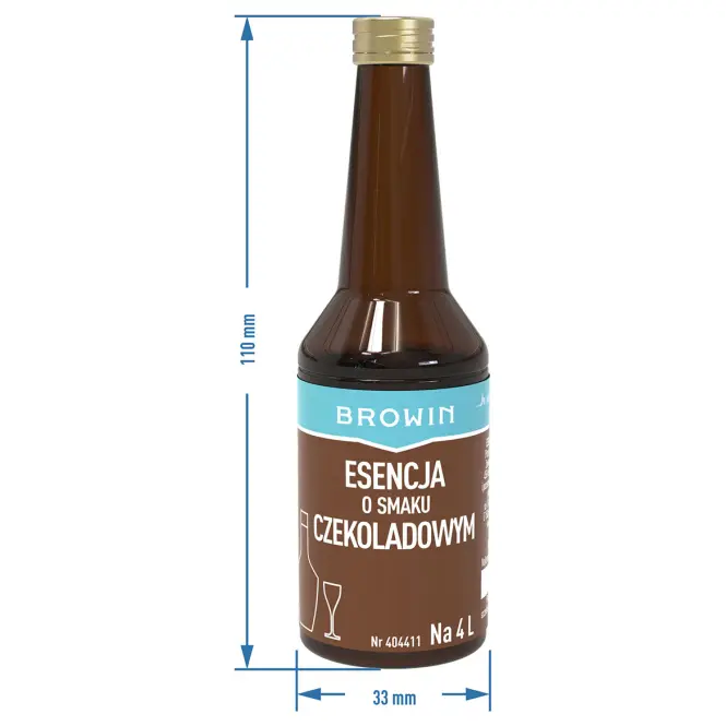 Esencia s príchuťou – čokoláda 40 ml,3