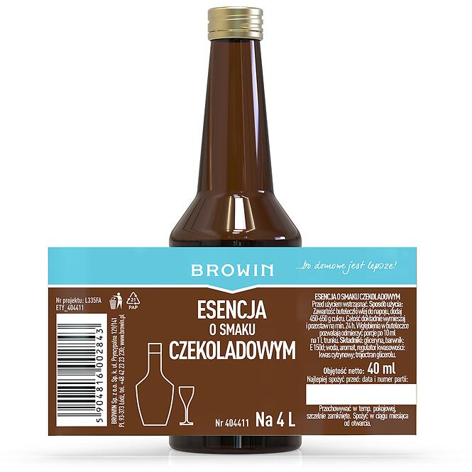 Esencia s príchuťou – čokoláda 40 ml