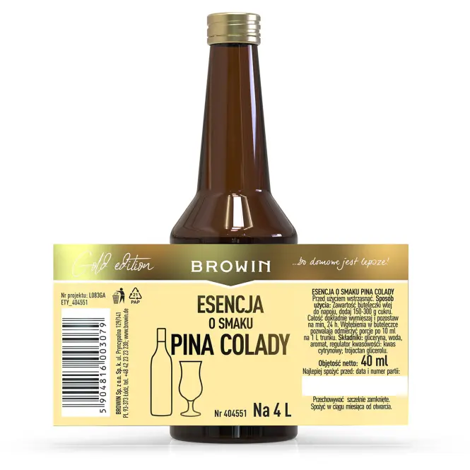 Esencia s príchuťou – Pina Colada 40 ml,4