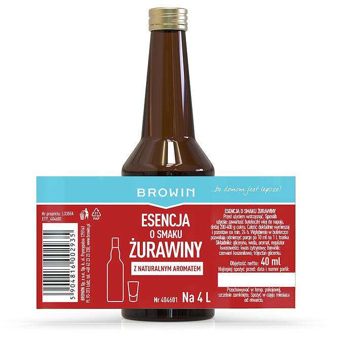 Esencia s príchuťou – brusnica 40 ml