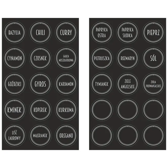 Etikety na koreničky samolepiace okrúhle – 30 ks