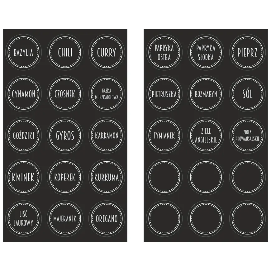 Etikety na koreničky samolepiace okrúhle – 30 ks