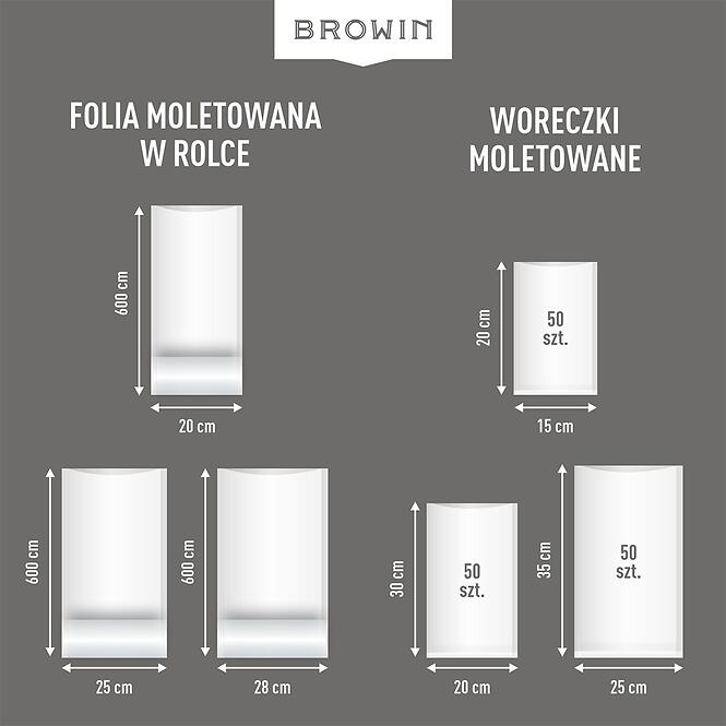 Fólia do vákuovej zváračky - rukáv 25x600