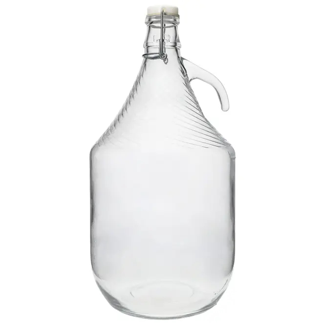 Demižón dama 5 l s mechanickým uzáverom,3