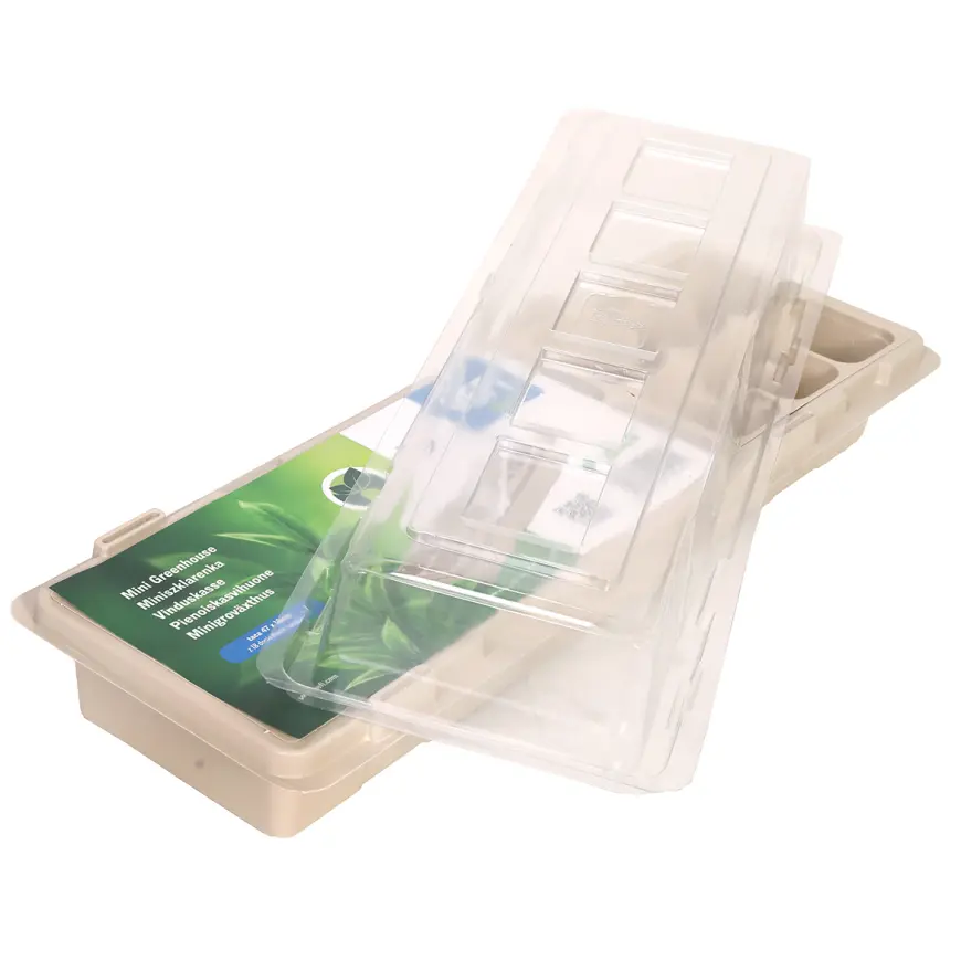 Mini skleník 47x16 18 kvetináč s krytom