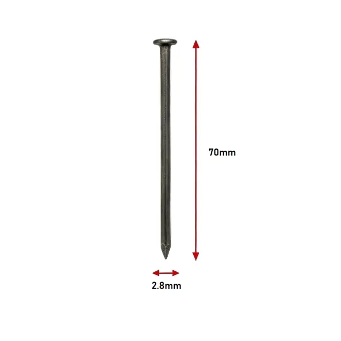 Stavebné Klince 2,8×70 mm