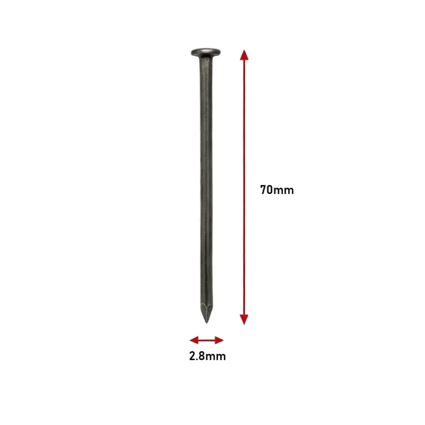 Stavebné Klince 2,8×70 mm
