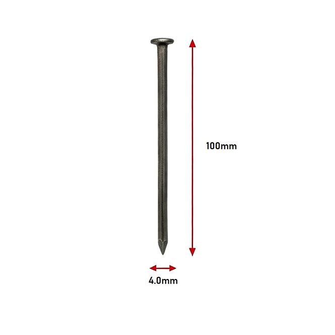 Stavebné Klince 4,0×100 mm