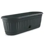 Kvetináč Mediteran LUX 32x11,5x8,5 antracit