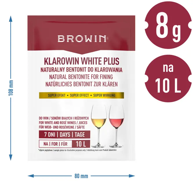 Klarowin white plus – číriaci prostriedok 8g,4