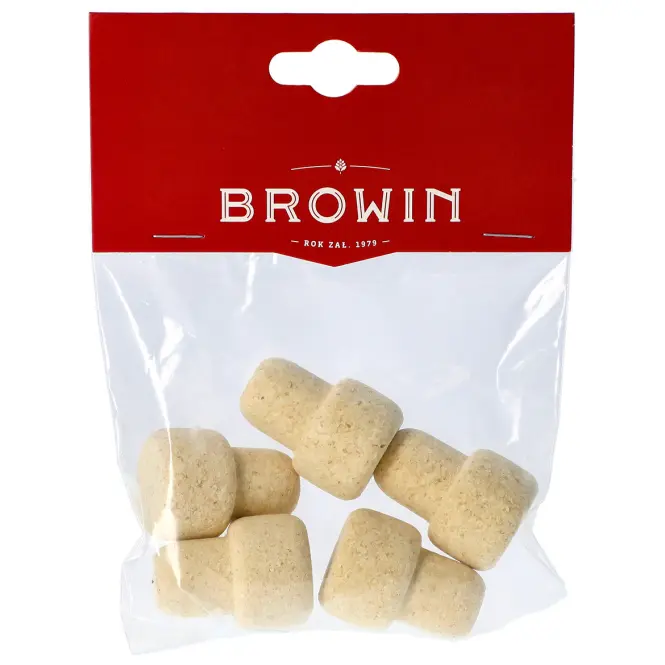 Korková zátka "hríbik" fi19mm - 5 ks,2