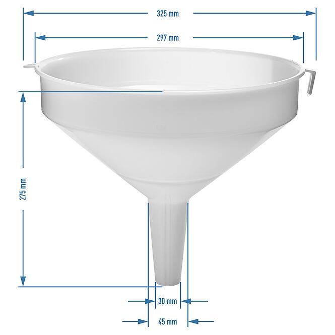 Plastový lievik fi30 cm