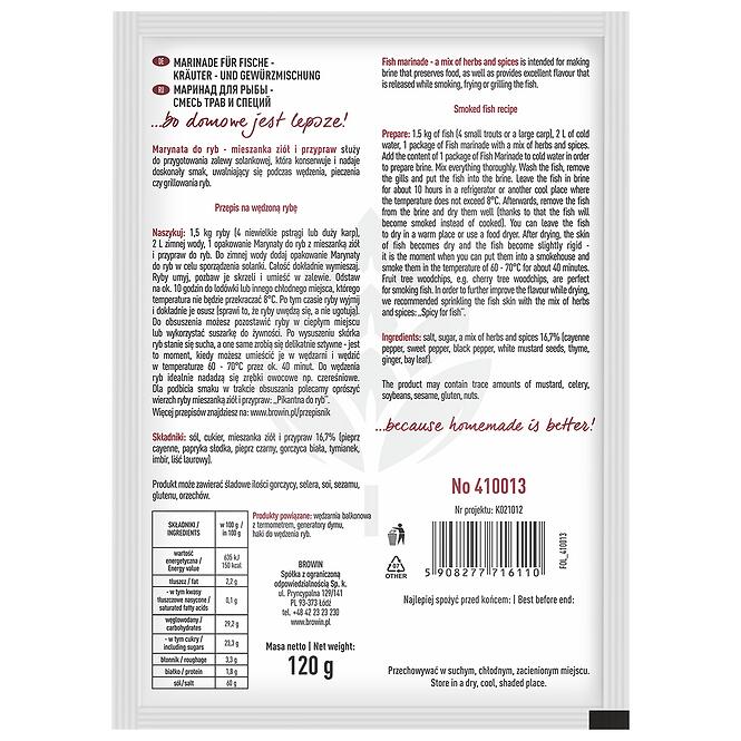 Marináda na ryby - zmes bylín a korenín - 120 g
