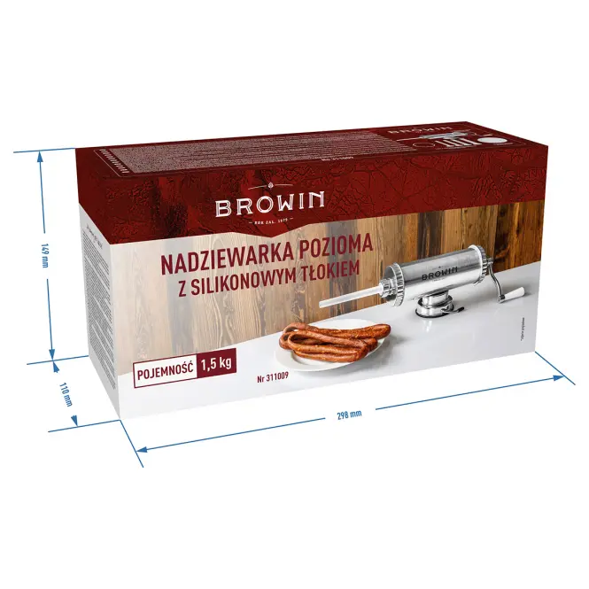 Horizontálna plnička 1,5 kg so silikónovým piestom,15