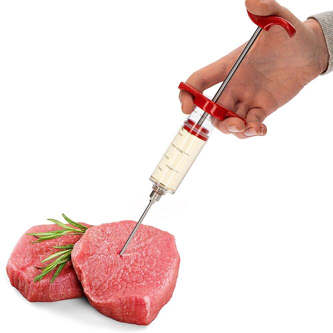 Marinovací injektor na mäso 30 ml + 3 ihly + čistič