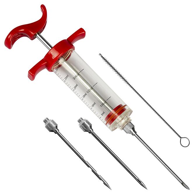 Marinovací injektor na mäso 30 ml + 3 ihly + čistič