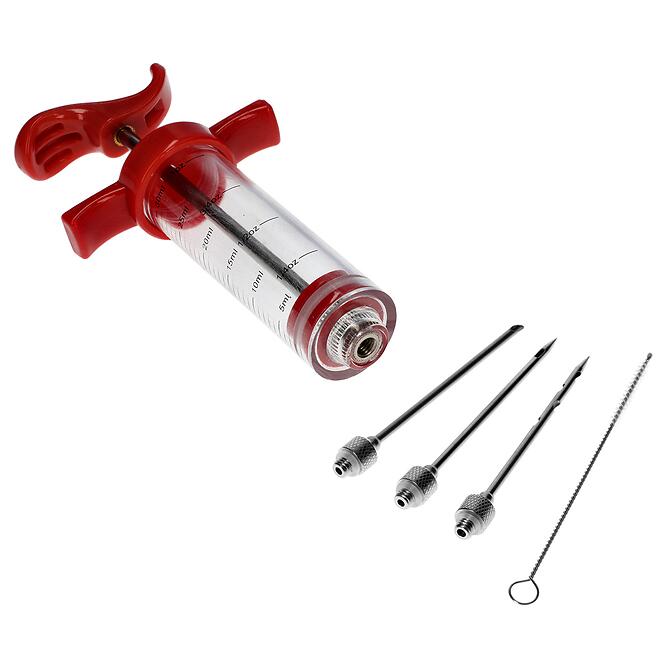 Marinovací injektor na mäso 30 ml + 3 ihly + čistič