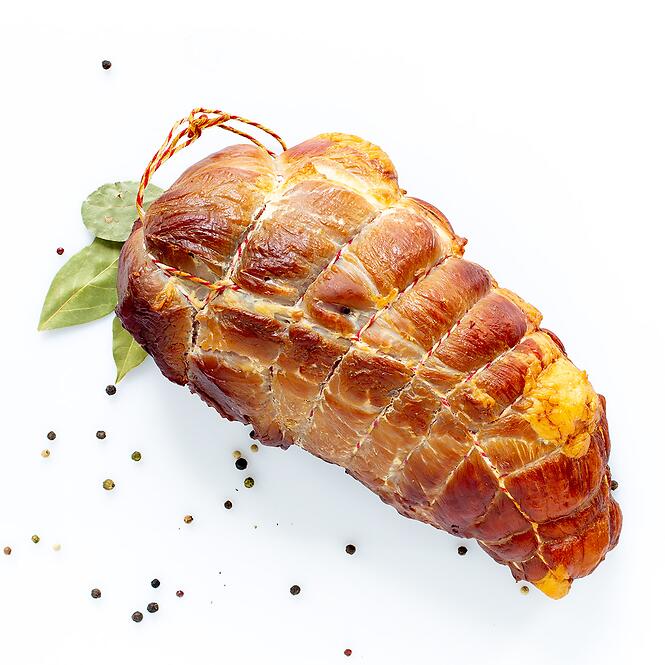 Bavlnený špagát na údenie  bielo-červený (240 °C) 100 g