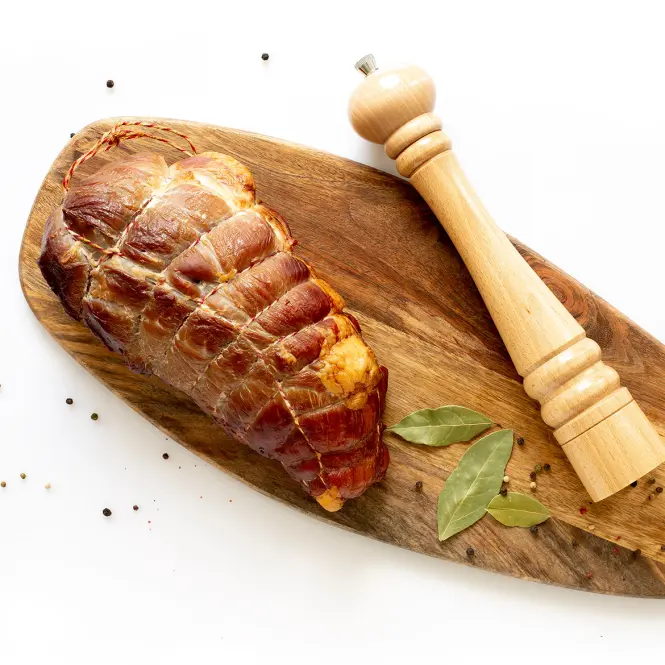 Bavlnený špagát na údenie  bielo-červený (240 °C) 100 g
