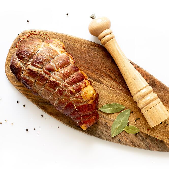 Bavlnený špagát na údenie  bielo-červený (240 °C) 100 g