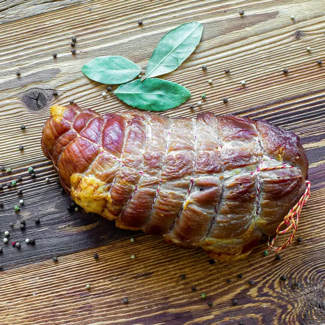 Bavlnený špagát na údenie  bielo-červený (240 °C) 100 g