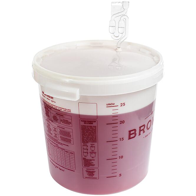 Fermentačná nádoba 30 l s potlačou, s vekom