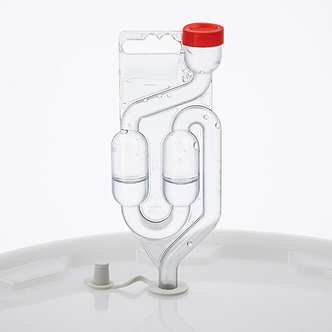 Fermentačná nádoba priehľadná 30 l s potlačou + kohútik + veko