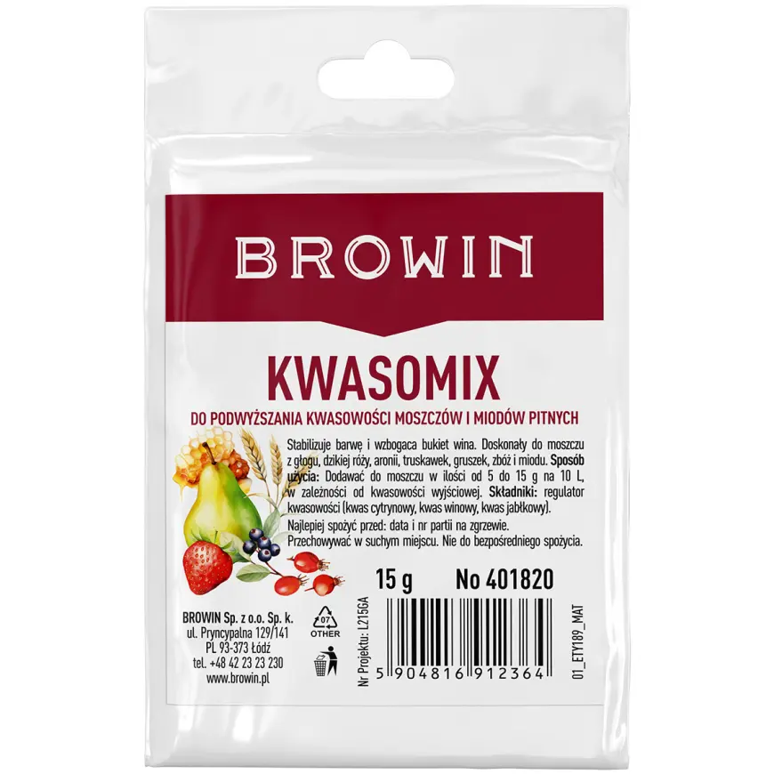 Regulátor kyslosti "kwasomix" - 15g