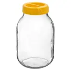 Sklenený pohár to 3l s plastovým viečkom fi 100 mm  Browin
