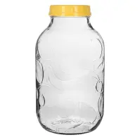Sklenený pohár to 5 l s viečkom Browin s úchytom