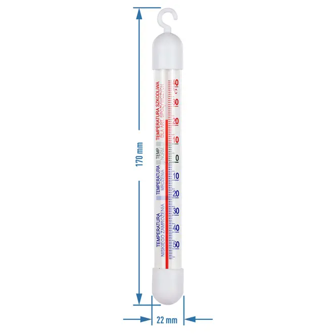 Teplomer do chladničiek a mrazničiek (-50/40 °C) 17 cm
