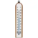 Izbový teplomer s bielou stupnicou (-30/50 °C) 20 cm