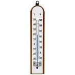 Izbový teplomer s bielou stupnicou (-30/50 °C) 20 cm