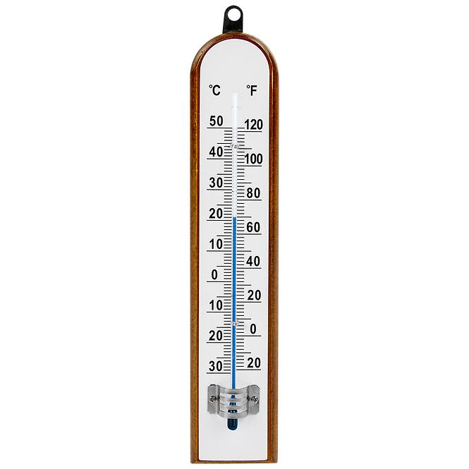 Izbový teplomer s bielou stupnicou (-30/50 °C) 20 cm