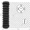 Pletená sieť 1,5x10 m 2,5 mm 60 mm pozinkovaný GMC1510Z,2