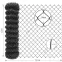 Pletivo pozink 1,5x10 m 3,1 mm 60 mm antracit GMC1510G,2