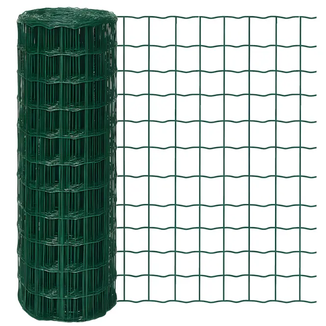 Zvárané pletivo GME1520G 1,5x20 m 100x75 mm Zn+RAL6005