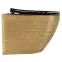 Závesná WC misa Carlo Mini Tornado Gold Brush,3