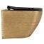 Závesná WC misa Carlo Mini Tornado Gold Brush,3