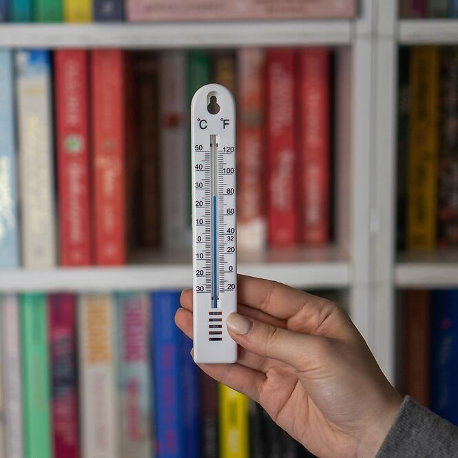 Univerzálny teplomer (-30/50 °C) 17 cm biely