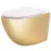 Závesná WC misa Carlo Mini Tornado  Gold