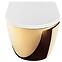 Závesná WC misa Carlo Mini Tornado  Gold,2