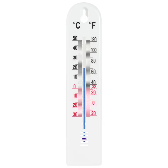Univerzálny teplomer biely (-30/50 °C) 20 cm