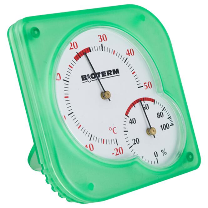Vnútorný bimetalový teplomer s vlhkomerom (-20/50 °C) mix
