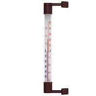 Vonkajší teplomer hnedý (-50/50 °C) 22 cm