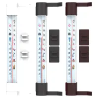 Vonkajší teplomer s grafikou – oblečenie (-50/50 °C) 23 cm mix