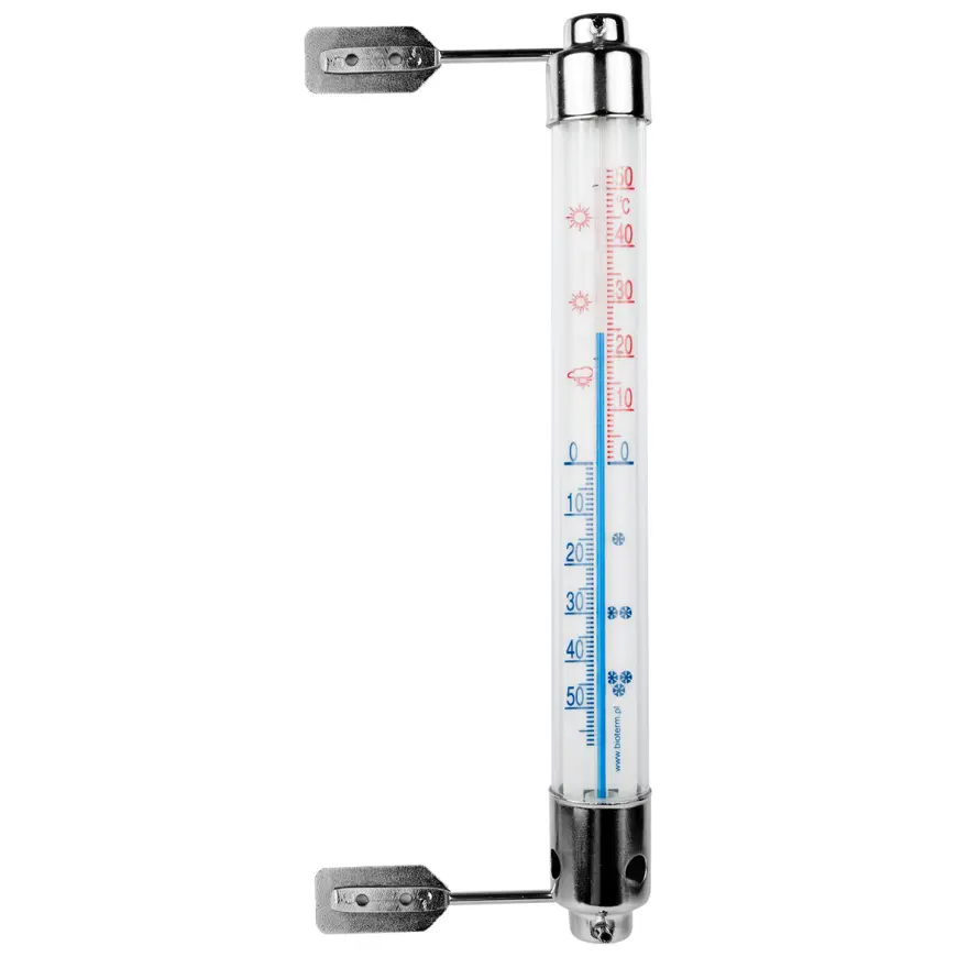 Vonkajší teplomer s kovovým rámom (-50/50 °C) 20 cm