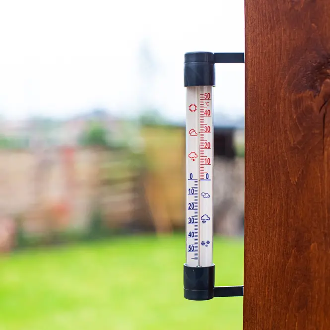 Vonkajší teplomer antracit (-60/50 °C) 23 cm