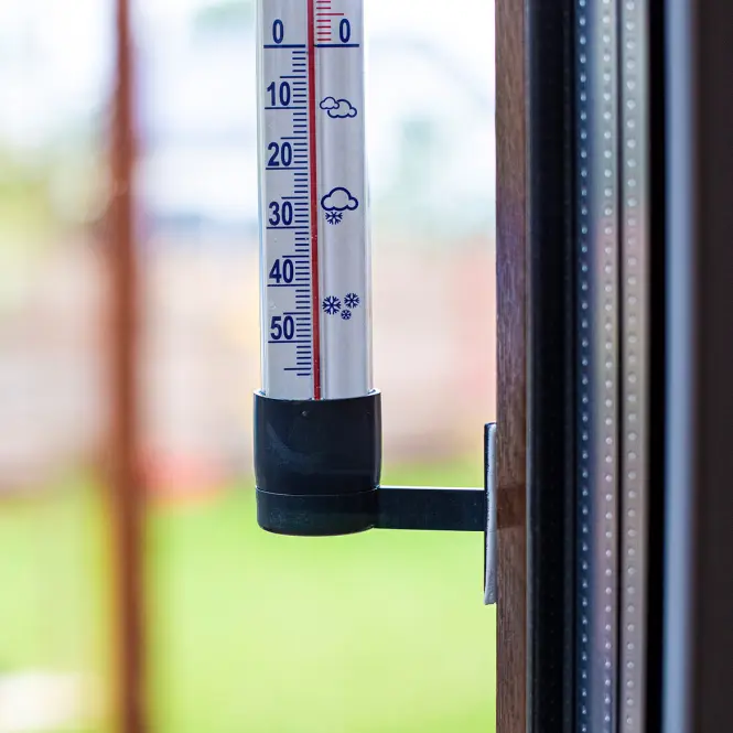 Vonkajší teplomer antracit (-60/50 °C) 23 cm,3
